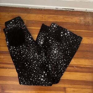 Wrangler wanderlust flare star pants